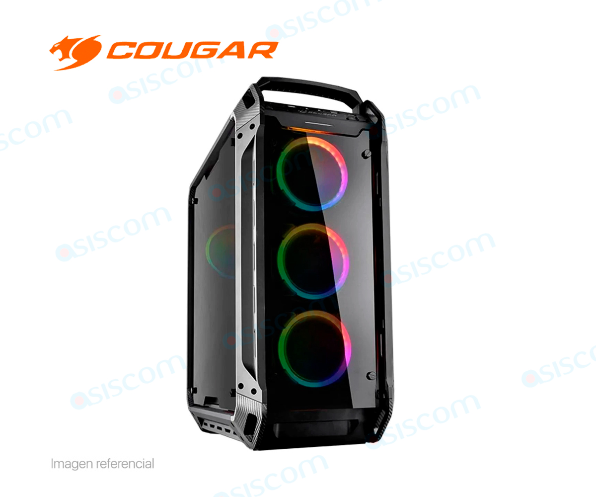 CASE COUGAR PANZER EVO RGB ( 106AMT0003-03 ) S/ FUENTE | NEGRO | PANEL VIDRIO | LED- RGB